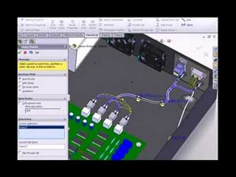 Create an elecrical route model in minutes