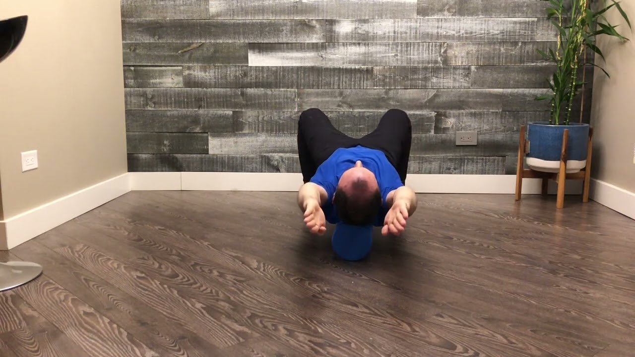 5. Roller Assisted Supine Shoulder Flexion (Top View)