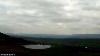 preview picture of video 'Gentle Lady soaring off Pendle Hill, Lancashire, England.'