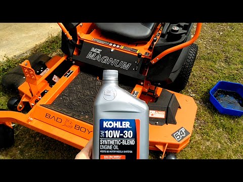 Changing the Oil on my Bad Boy MZ Magnum 54