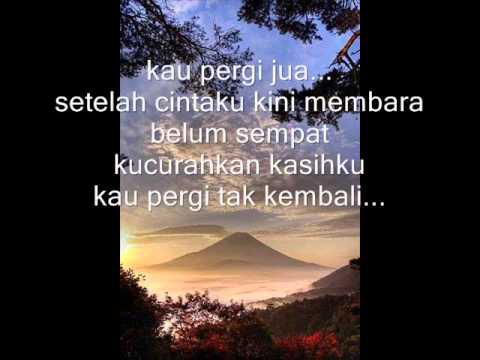 ADAM AHMAD - Kau Pergi Jua (lirik)