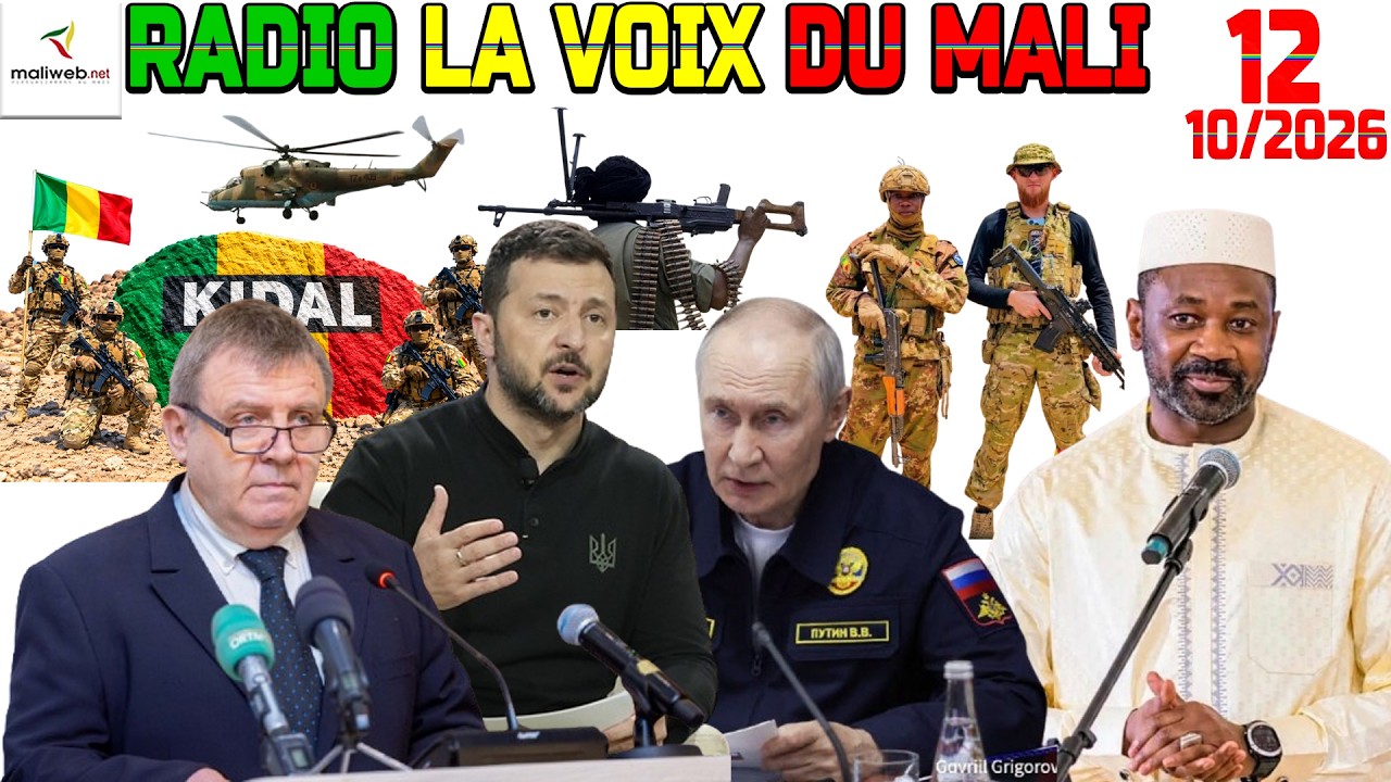 La Revue de Presse de la RADIO LA VOIX DU MALI du 12 Octobre 2026
