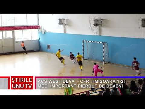 ACS WEST DEVA  - CFR TIMIȘOARA 1-2! MECI IMPORTANT PIERDUT DE DEVENI