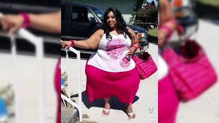 Ssbbw Pear Shaped Big Wide Hips Plus Sized Female Modeling Outfit Ideas Two Piece Underwear Set