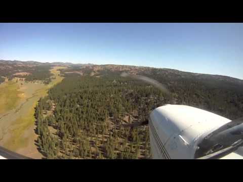 Two landings in my Cessna 180