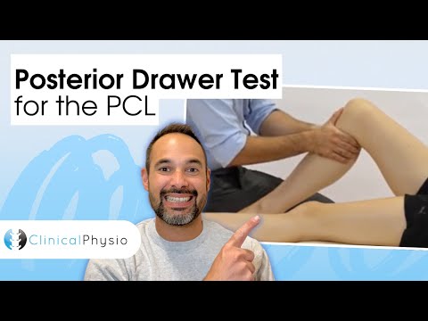 PCL Posterior Drawer Test for the Knee | Clinical Physio