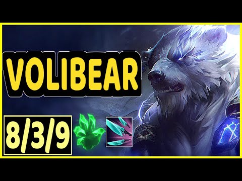 VOLIBEAR VS KAYLE - 8/3/9 KDA TOP GAMEPLAY