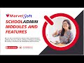 SchoolAdmin School Software - ERP Solution Complete Features