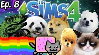 ADOPTING ANIMAL MEMES!! | The Sims 4: Memes Theme | Ep. 8