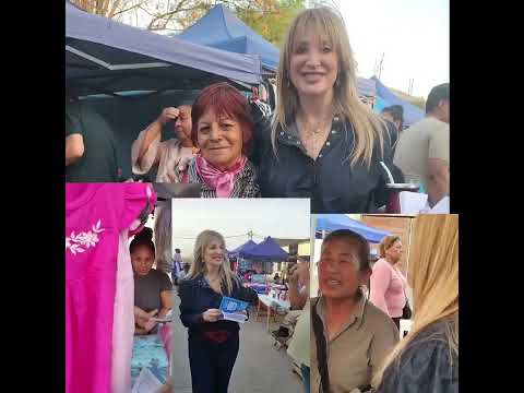 Dip. Laura Cartuccia "visité la Feria Santa Teresita en General Güemes junto a Oso Leavy"