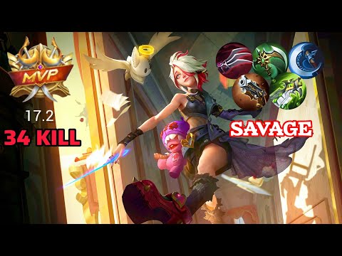 MELISSA 34 Kills+Savage in 1 Gameplay Mobile Legends MLBB
