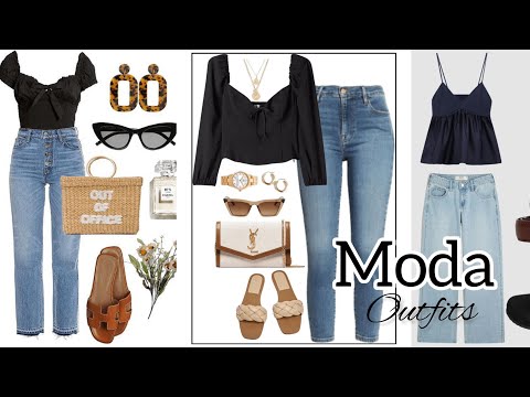 MODA 2024 OUTFITS #Dossier CÓMO Vestir CON ROPA BÁSICA Y SENCILLA LOOKS CASUALES MUJER TENDENCIAS 24