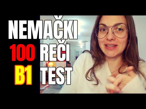 NEMAČKI - 100 REČI ZA B1 - TEST U OBA SMERA - NAJFREKVENTNIJE REČI KOJE SVAKO MORA ZNATI