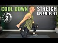 5 Min FULL BODY POST WORKOUT COOL DOWN STRETCH ROUTINE Follow Along
