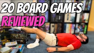 Final Board Game Unpacking | 20 Games Reviewed