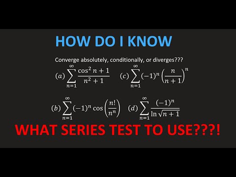 Math 212 1XW Lecture 12 - What series test do I use? p-Series, Comparison, Ratio, and Root Tests
