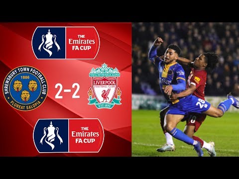 Shrewsbury Town  2-2 Liverpool FC , FA Cup 3rd Round, Sunday 26th January 2020