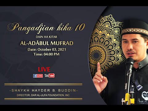 PANGADJIAN HIKA    10    DAIN HA KITAB AL-ADABUL MUFRAD