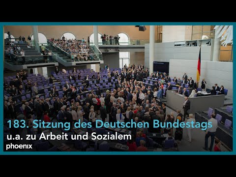 183. Sitzung des Deutschen Bundestags u.a. zum Haushalt 2025