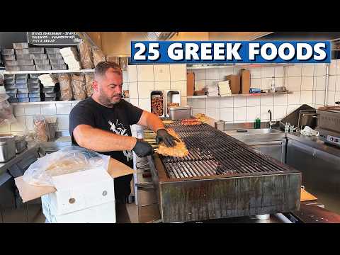25 GREEK FOODS You Must Try! - From Bougatsa & Souvlaki to Lamb Chops 🇬🇷