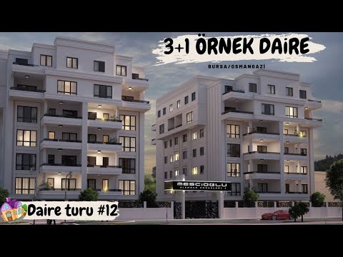 Bursa Osmangazi'de 3+1 Örnek Daire Turu // Mescioğlu İnşaat