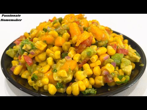 Mango Avocado Salad - Just In 5 Mins - Mango Salad Recipe - Summer Salad Recipes - Avocado Recipes