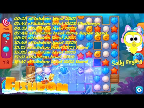 Fishdom level 2201 to 2210 S