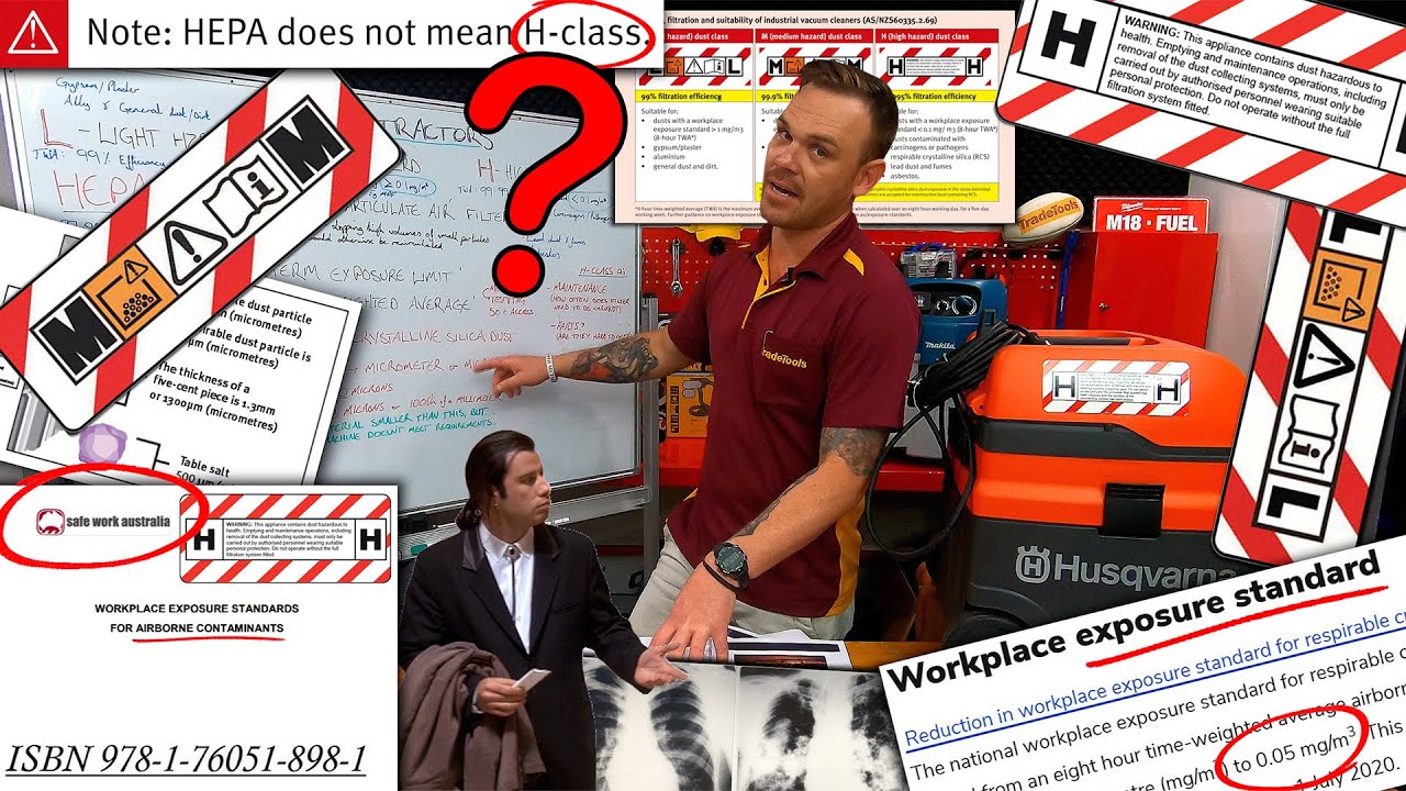 Dust Extraction... M-Class, H-Class, HEPA, What Is The Difference and What Do I Need To Use