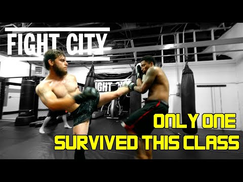 Only ONE person made it through this MMA Class