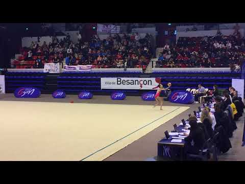 Romane Allard - Nat C 14/15 ans - France Besançon 2018