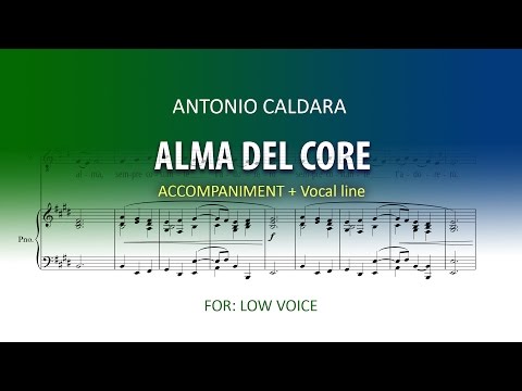 Alma del core Instrumental Low voice