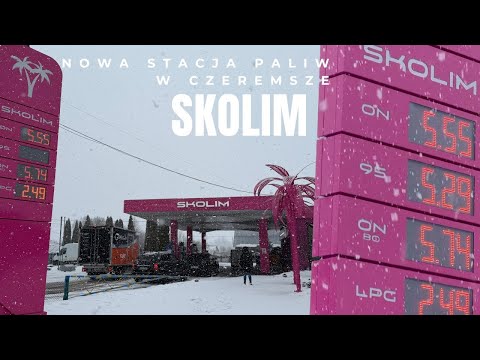 Skolima gas station in Czeremcha