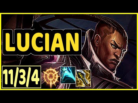 LUCIAN VS MISS FORTUNE - 11/3/4 KDA ADC GAMEPLAY