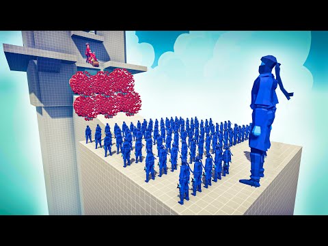 100x NINJA + GIANT vs EVERY GOD - Totally Accurate Battle Simulator TABS
