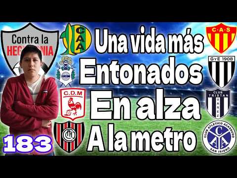 Aldosivi y Sarmiento (R) respiran. GyE's punteros. Chaca y Suso muertos. Telmo en peligro. CLH 183