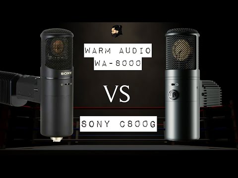 Warm Audio WA-8000 VS Sony C-800G | MICROPHONE SHOOT OUT