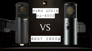 Video thumbnail for Warm Audio WA-8000 VS Sony C-800G | MICROPHONE SHOOT OUT by MIXEDBYREY