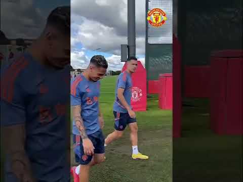 Antony vs Dalot at Training | Duo Right Wing Back Manchester United