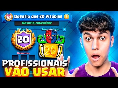 THE 5 BEST DECKS TO EASILY COMPLETE THE 20 WIN CHALLENGE IN CLASH ROYALE! 🏆