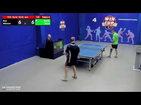 20:30 Акимов Игорь 1-3 Булуй Сергей  стол 4  ЮГ-5  17.07.22