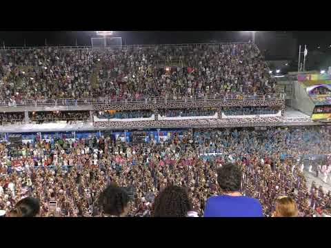 Apresentação da bateria do Salgueiro no setor 6 - Carnaval 2023