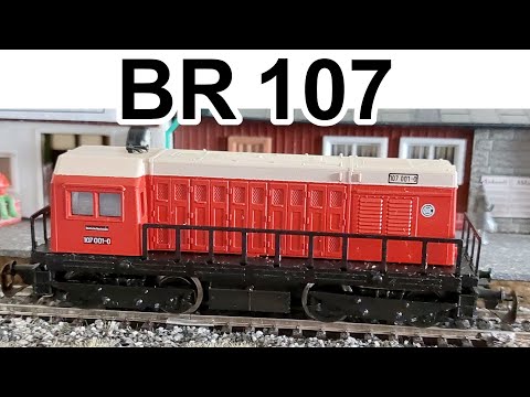 DR BR 107  -  Spur TT  -  Modell und Wirklichkeit