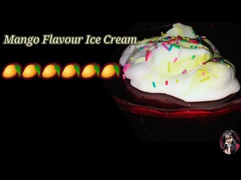 Mango Flavour Ice Cream 🥭🥭// yammi Ice Cream//  Simple Recipe