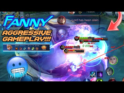 AGGRESSIVE FANNY GAMEPLAY!!! | SATISFYING FANNY CABLES!!! | Mobile Legends: Bang Bang