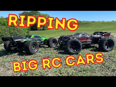 WHICH RC CAR IS MORE FUN? | Traxxas XRT 8S Vs. Arrma Kraton 8S EXB