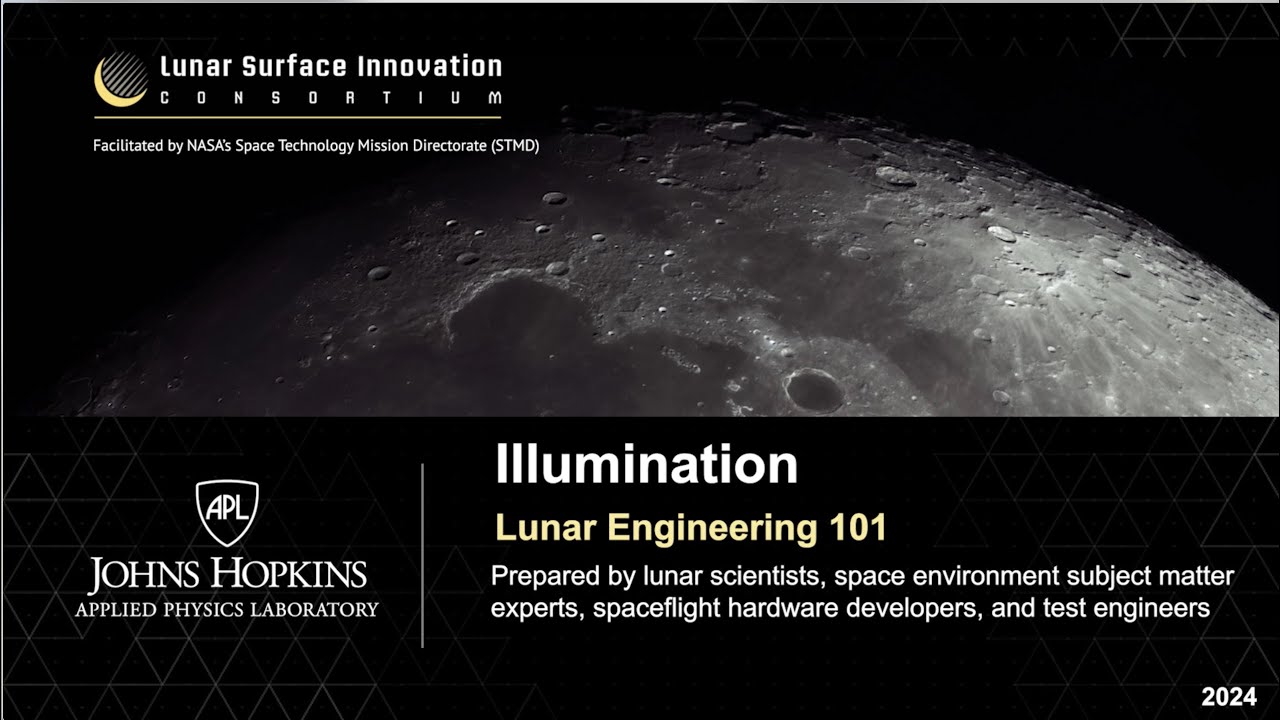 Lunar Engineering 101 - Illumination