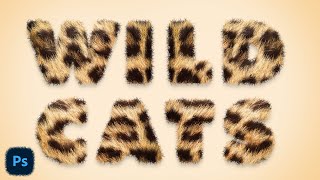 How to Create an Animal Fur Text Effect in Photosh
