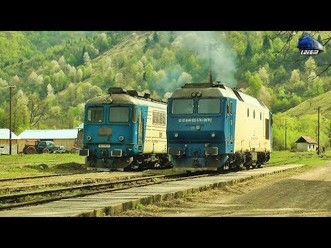 Fluieroasa 60-1356-9 Whistle Loko&GM 64-0922-6 in Gara Valea Vișeului Station, Maramureș 24April2019