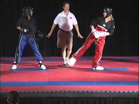 Katie Smith vs Dottie White 2008 Gator Nationals Karate Tournament