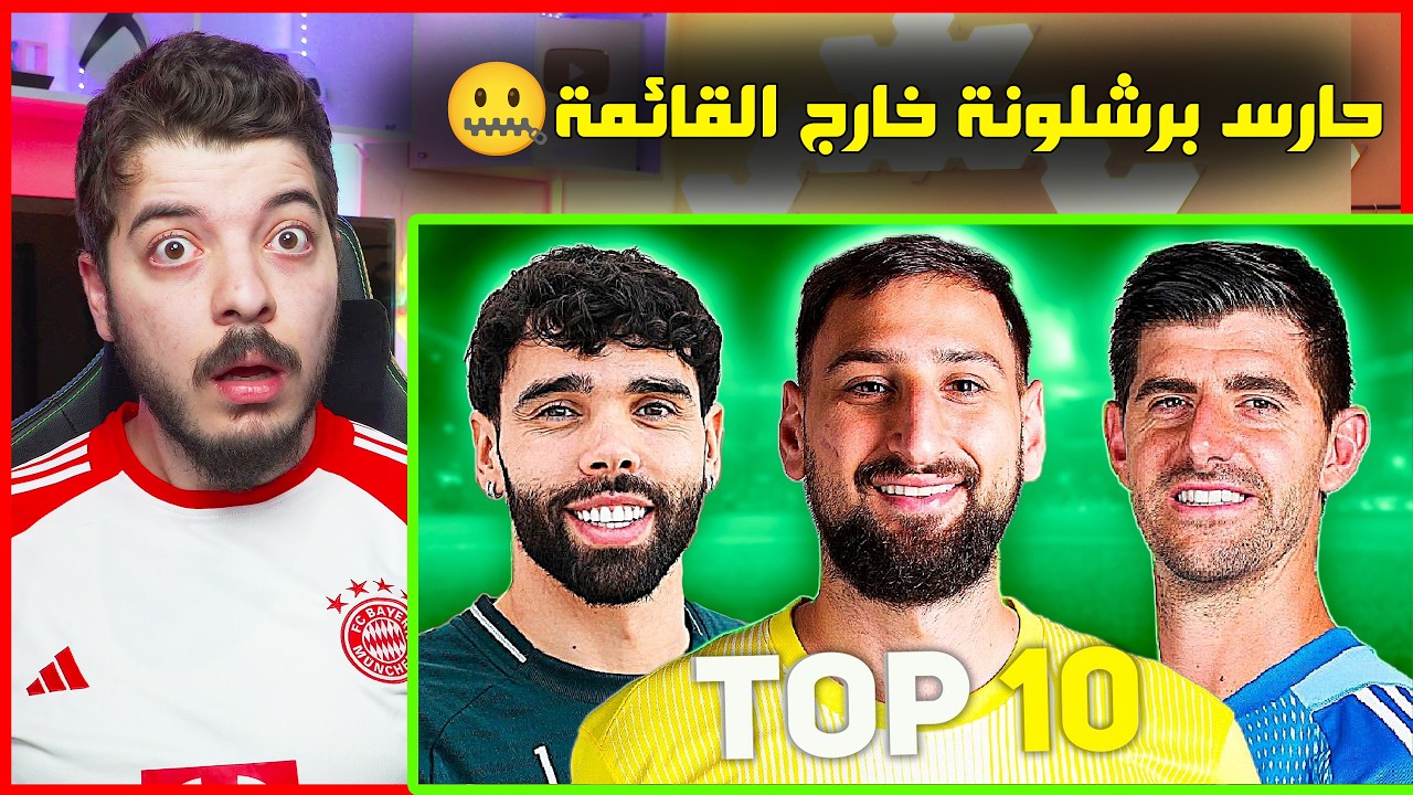 أفضل 10 حراس في العالم حالياً (كورتوا في المركز الثالث!😨🔥)
